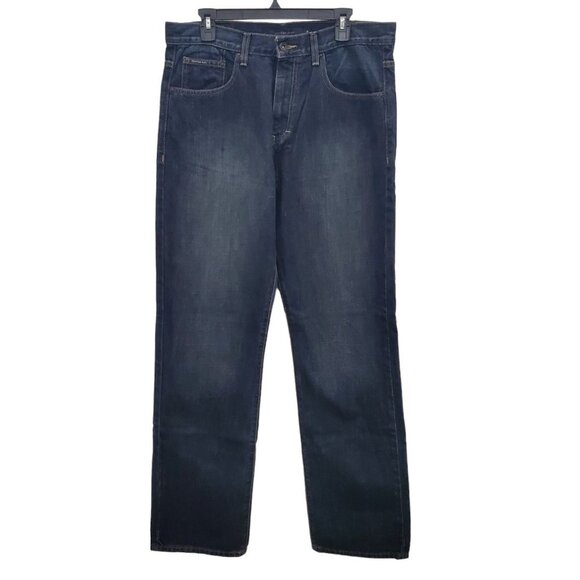 Calvin Klein Jeans Men's Y2K Indigo Wash Relaxed Straight Denim Jeans Size 34x34 - Picture 1 of 9